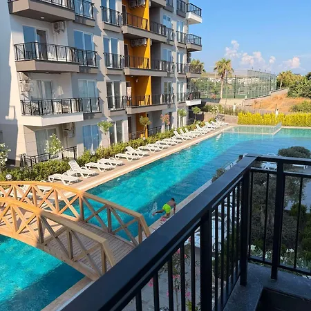 Appartement Okurcalar 126 M Havuzlu Iki Yatak Odali Alanya